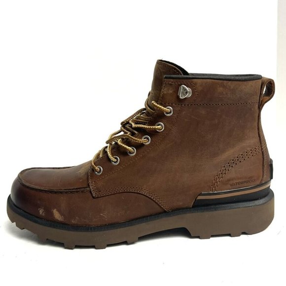 Sorel Men's Caribou Moc Waterproof Boots Tan, Size 11.5M